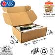 34x10x9cm Cardboard Postal Box for wine