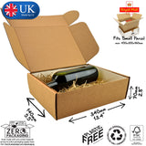 34x14x7cm Cardboard Postal Box for wine