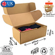 34x15x10cm (13x6x4" inches) Cardboard Postal Box for clothes