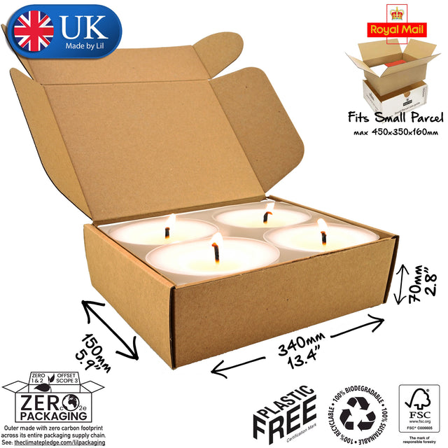 34x15x7cm Cardboard Postal Box for candles