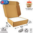 34x17x6cm Cardboard Postal Box for skin care