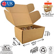 34x18x12cm Cardboard Postal Box for shoes