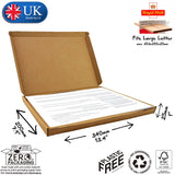 34x20x2.5cm (13x8x1" inches) Cardboard Postal Box for documents