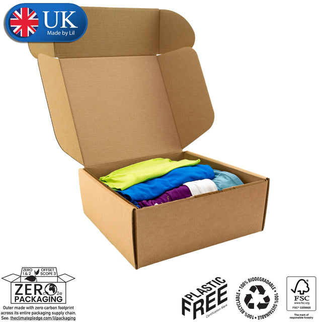 34x21x10cm Cardboard Postal Box for clothes