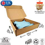 34x22x7cm Cardboard Postal Box for clothes