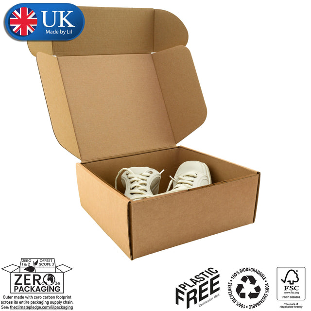 34x24x10cm Cardboard Postal Box for shoes