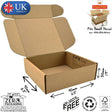 9x9x5cm opened ecommerce packaging box by Lil Packaging