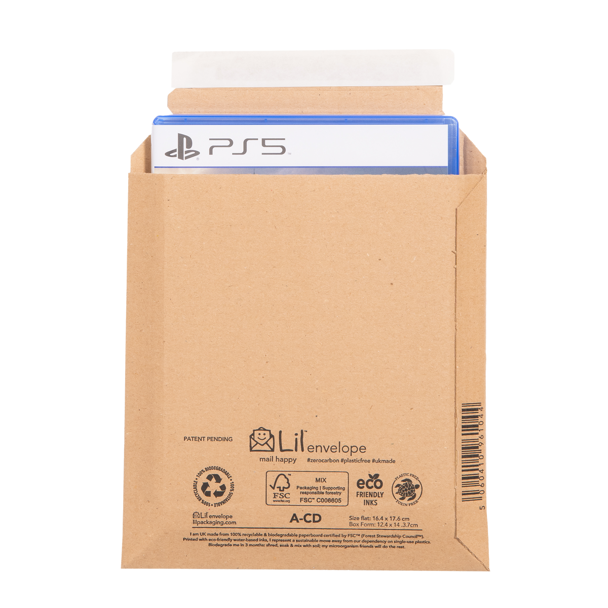 A-CD Capacity Mailer - Expandable Envelopes (164x180mm) – Lil Packaging®