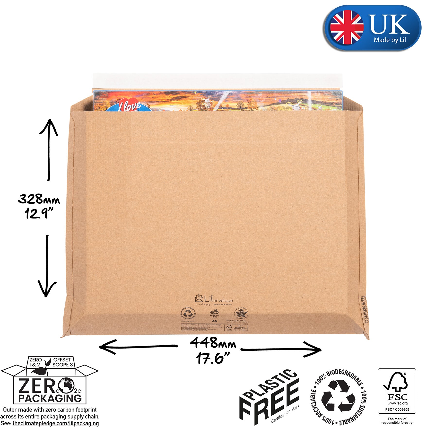 A5 Lil Mailer Cardboard Envelope | Lil Packaging