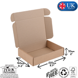 BEP203 C5 A5 Cardboard Postal Boxes 220 x 160 x 50mm