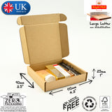 Lil BXDC14 Large Letter Cardboard Postal Boxes 110 x 90 x 25mm