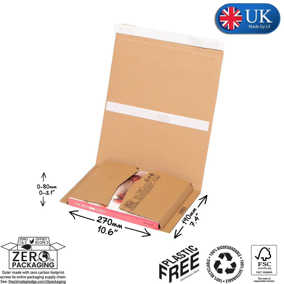 C-B5 Book Packaging Boxes | Postal Packaging – Lil Packaging®