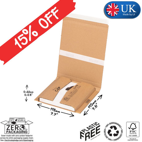 C-EP Vinyl Mailer Book Wraps | Lil Packaging