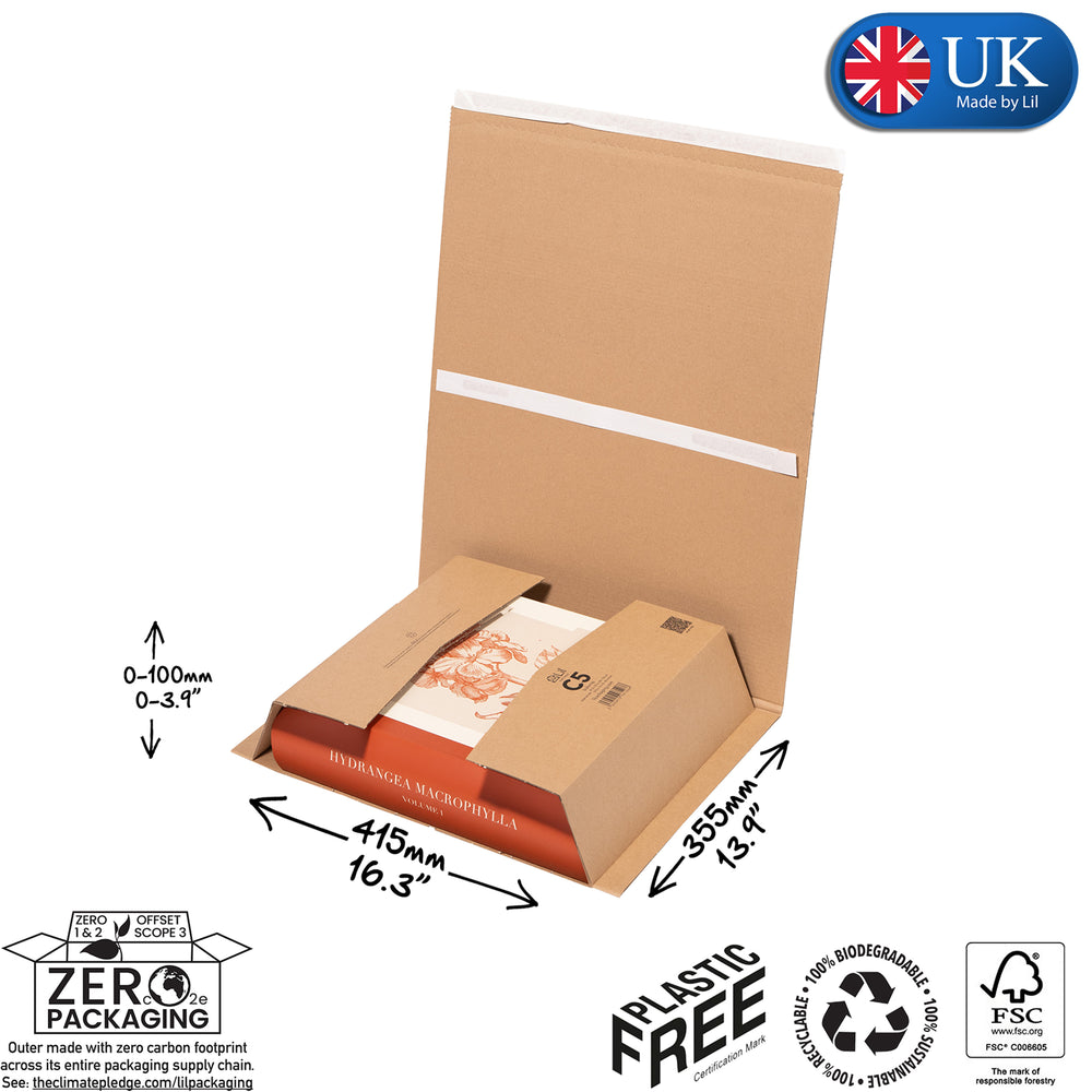 Book Wraps | UK Made – Lil Packaging Ecommerce Packaging