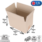 CDW012 Double Wall Cardboard Boxes 305 x 229 x 152-76mm (12 x 9 x 6-3")