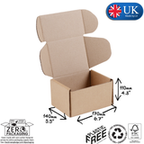 CPP003 Cardboard Postal Boxes 170 x 140 x 110mm