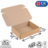 CPP015 Cardboard Postal Boxes 225 x 178 x 57mm