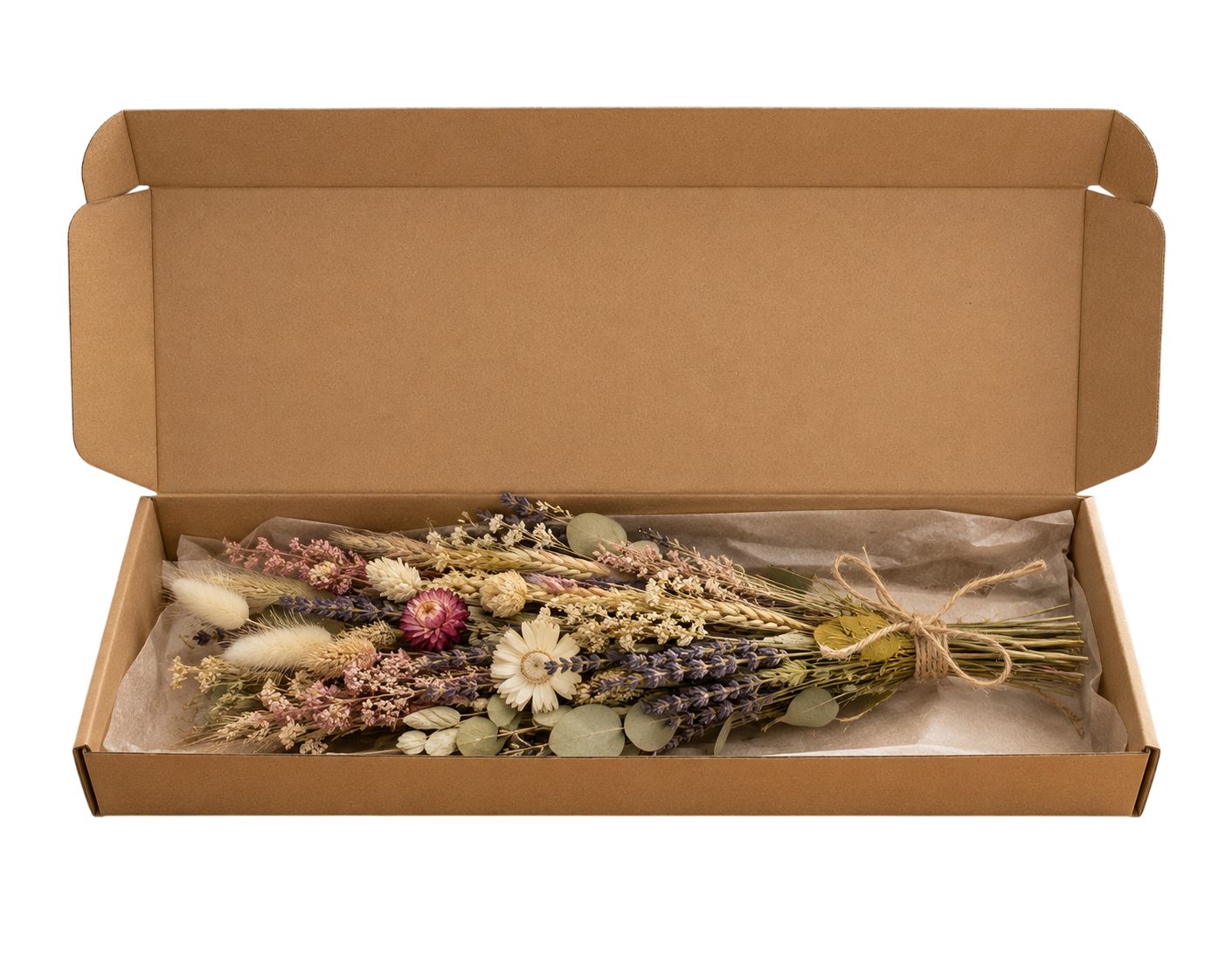 Lil Flower Postal Boxes 520 x 210 x 60mm DryFlowers-CLP01