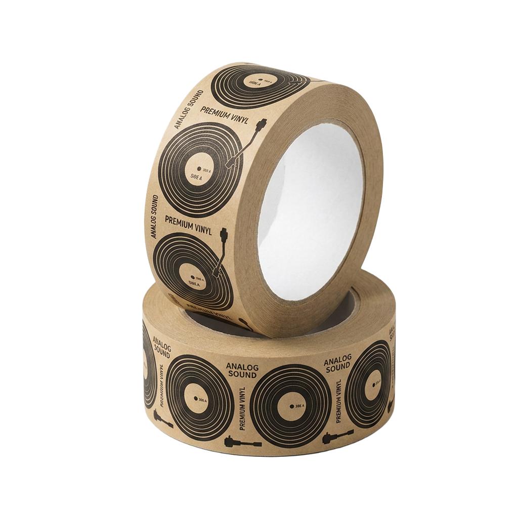 Custom Printed Kraft Tape 48mm x 50m - One Colour Print