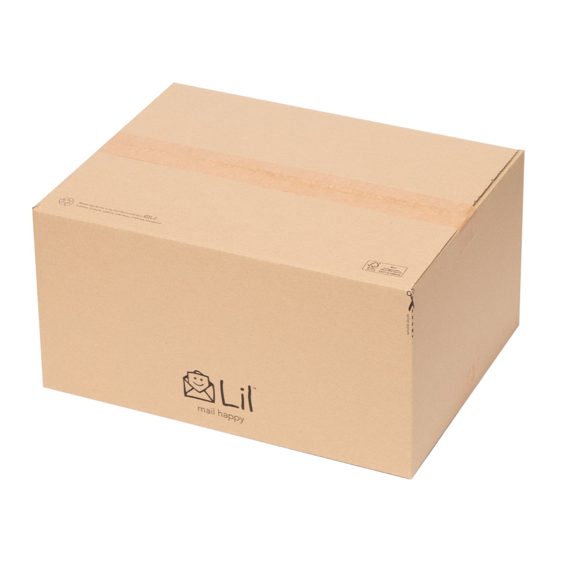 E6 Single Walled Cardboard Box | Lil Packaging