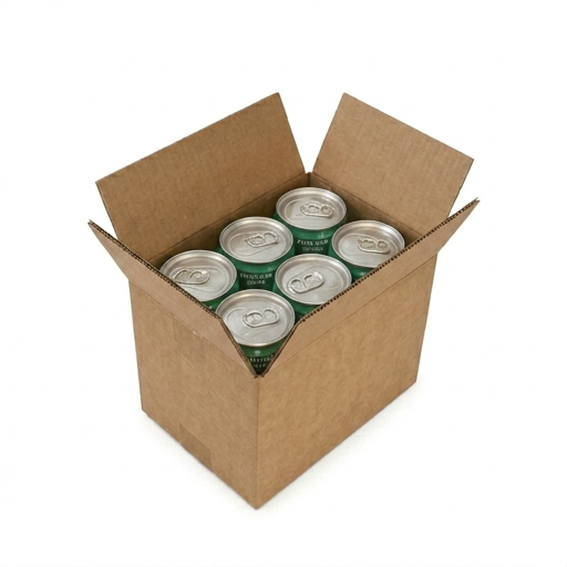 6 x 250ml Slim Can Boxes – Double Wall Shipping & Postal Packaging