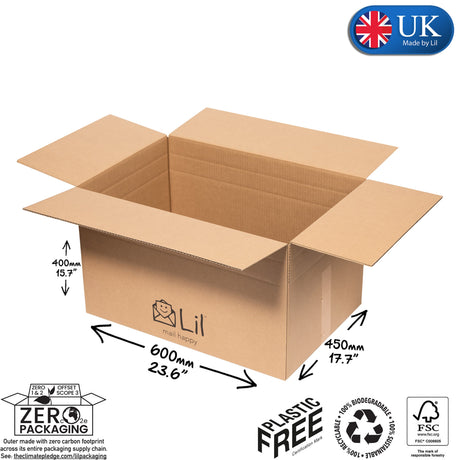 K40 Single Walled Cardboard Box | Lil Packaging