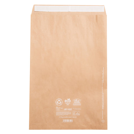LB7-gst Gusseted Paper Mail Bag | Lil Packaging
