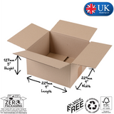 Single Wall Cardboard Boxes 229 x 229 x 127mm (9 x 9 x 5")