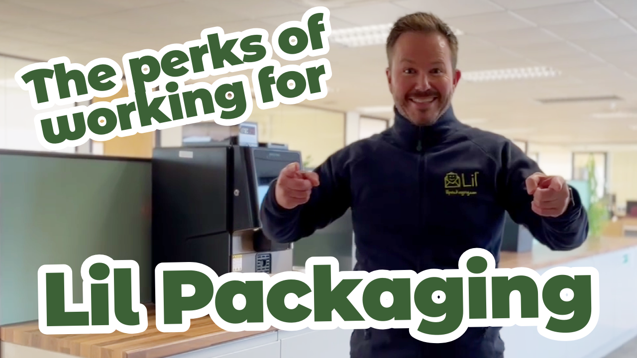 Lil Packaging team video highlighting the employee perks and benefits of working at this eco-friendly packaging company