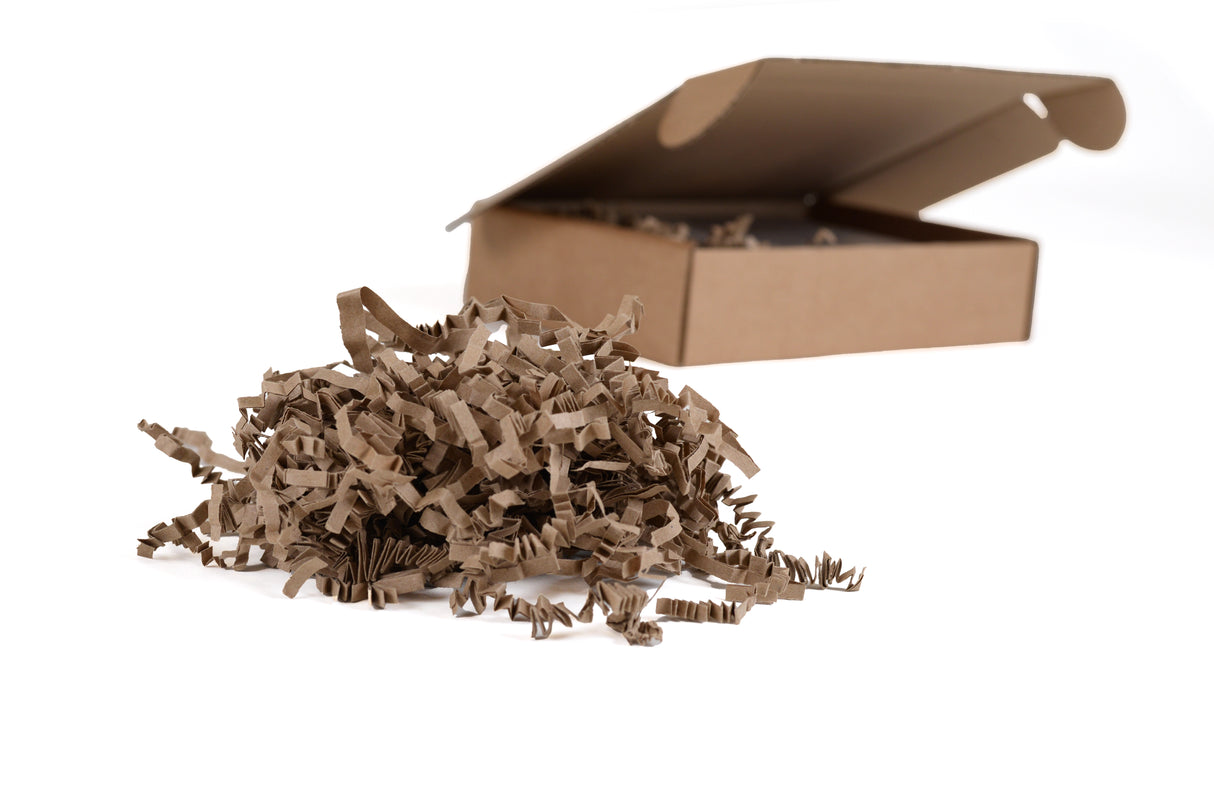 Natural Shredded 4mm Zig Zag Paper Void Fill - 10kg VF-K