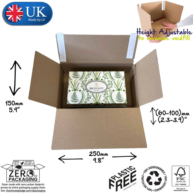 Crashlock Box with variable height to minimise the need for voidfill