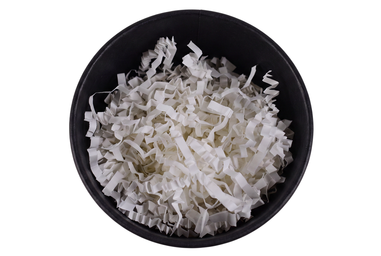 White Shredded 4mm Zig Zag Paper Void Fill - 10kg VF-W