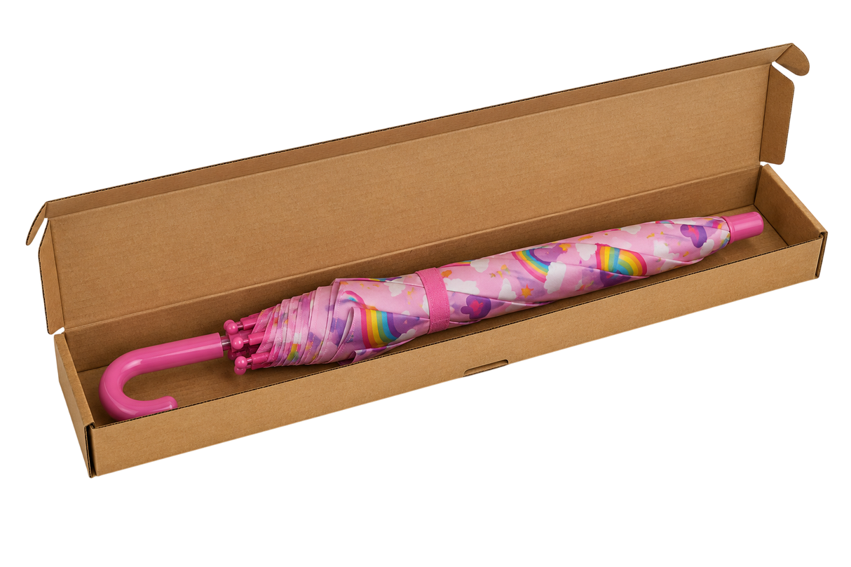 Kids Umbrella Postal Shipping Boxes 650 x 100 x 50mm | Lil Umbrella Boxes