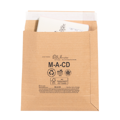 M-CD Capacity Mailer - Expandable Envelopes (165x180mm) – Lil Packaging®