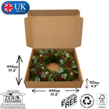 Lil CPP012 Floral Wreath Postal Boxes 440 x 440 x 120mm