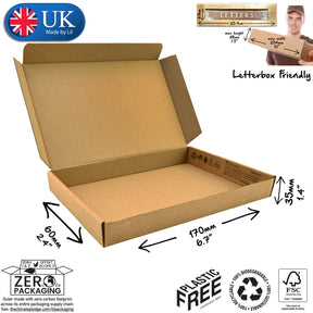 17x6x3.5cm Cardboard Postal Box Lil Packaging