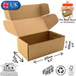 21x10x10cm Cardboard Postal Box Lil Packaging