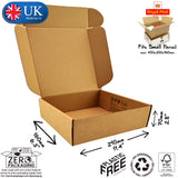 29x16x7cm Cardboard Postal Box Lil Packaging