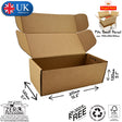 31x13x13cm Cardboard Postal Box Lil Packaging