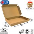 34x34x3.5cm Cardboard Postal Box Lil Packaging