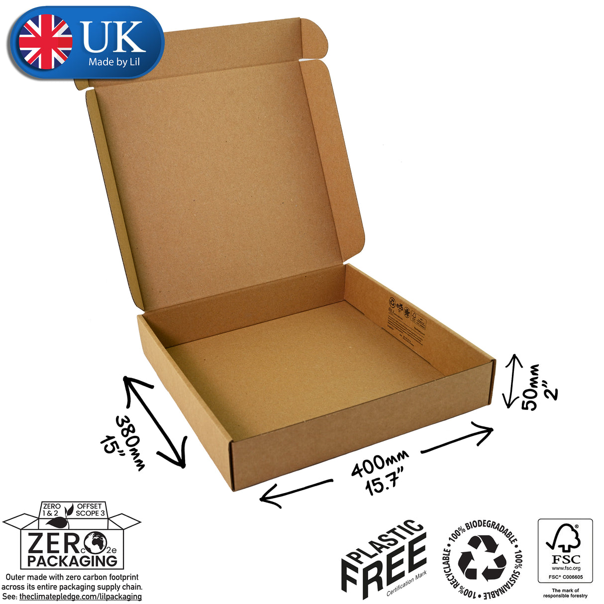 40x38x5cm Cardboard Postal Box