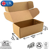 46x12x10cm Cardboard Postal Box