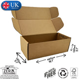 46x13x13cm (18x5x5" inches) Cardboard Postal Box